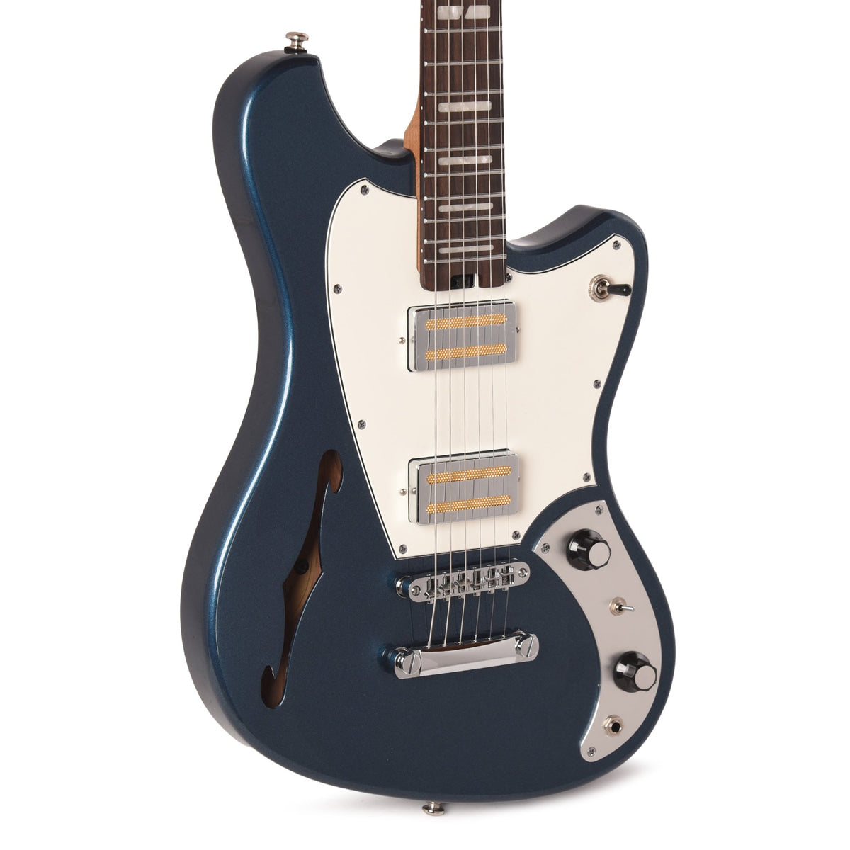 Orangewood Del Sol Standard Chambered Offset Electric Guitar Hermosa Blue