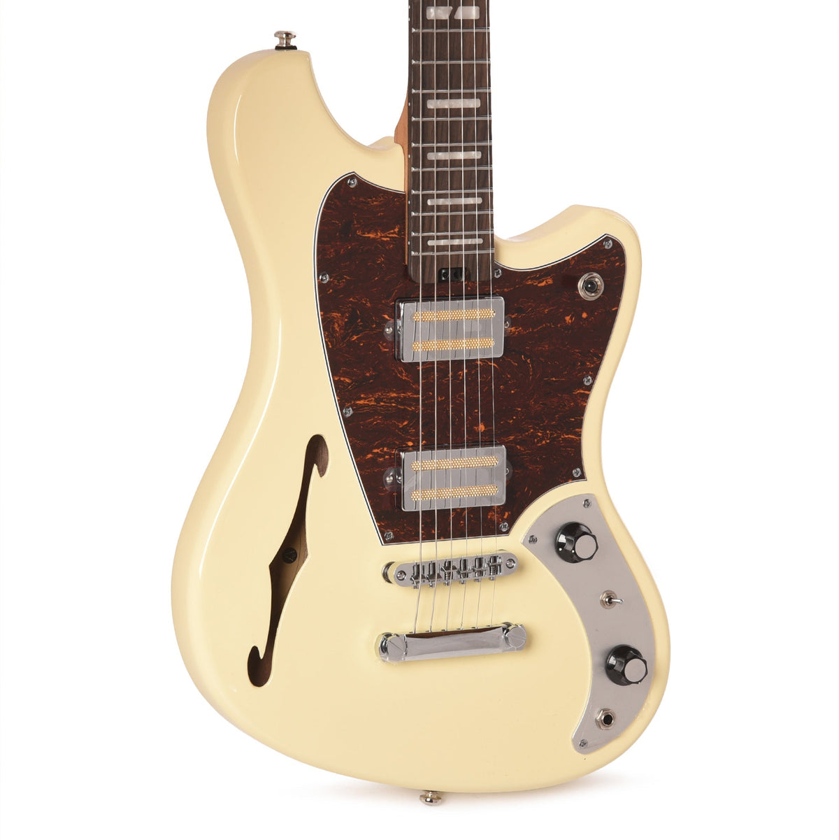 Orangewood Del Sol Standard Chambered Offset Electric Guitar Vanilla Cream