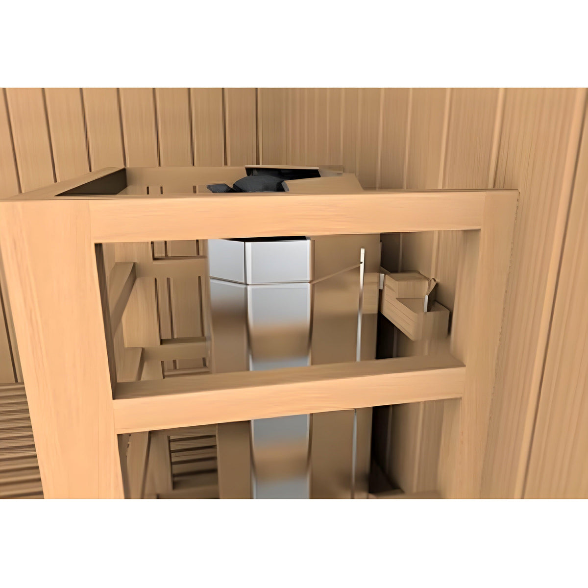 Golden Designs Copenhagen Edition 3 Person Traditional Sauna - Canadian Red Cedar