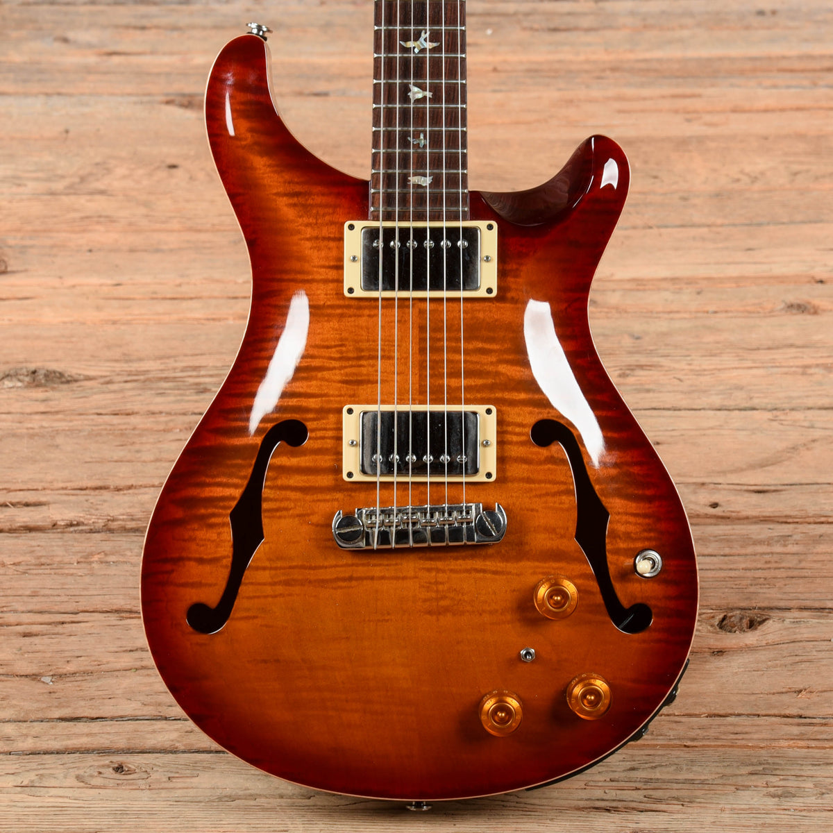 PRS Hollowbody II Piezo Cherry Sunburst 2004