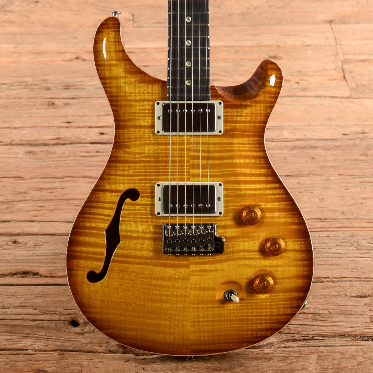 PRS DGT Semi-Hollow David Grissom Tremolo McCarty Sunburst 2024