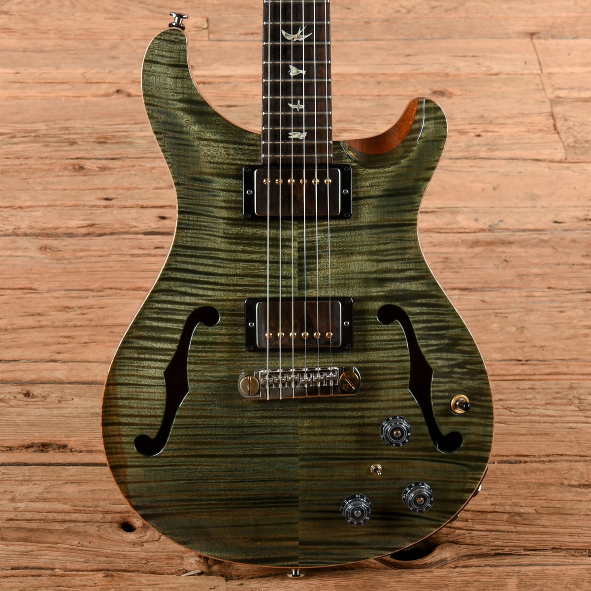 PRS Hollowbody II Piezo Trampas Green 2020