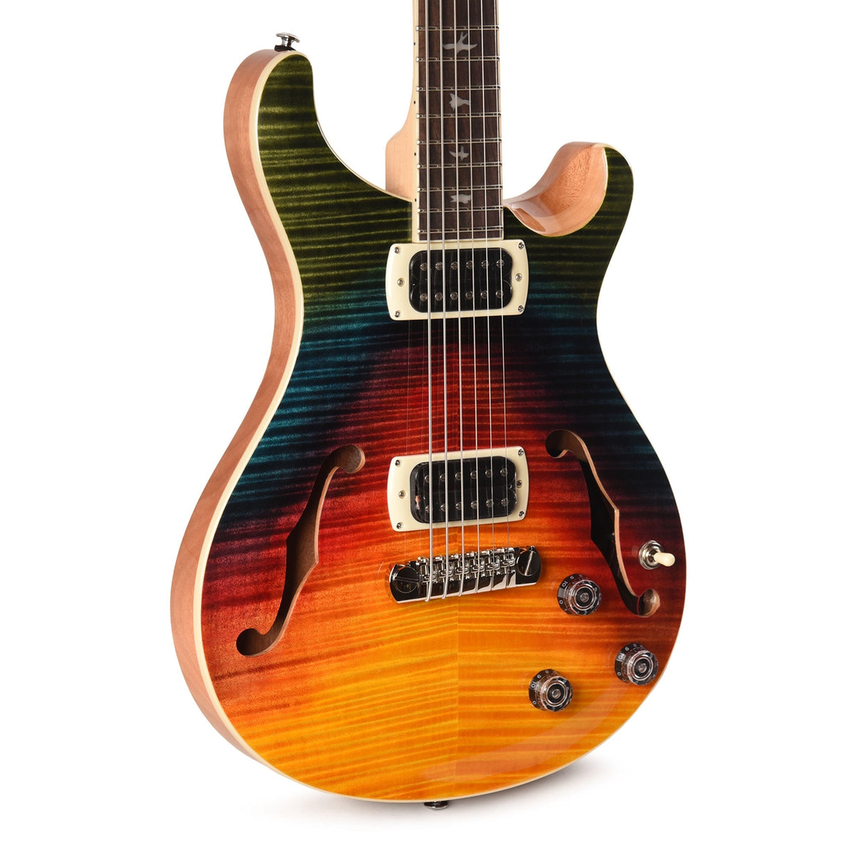 PRS SE Ed Sheeran Flat Back Hollowbody I Baritone Piezo Kaleidoscope