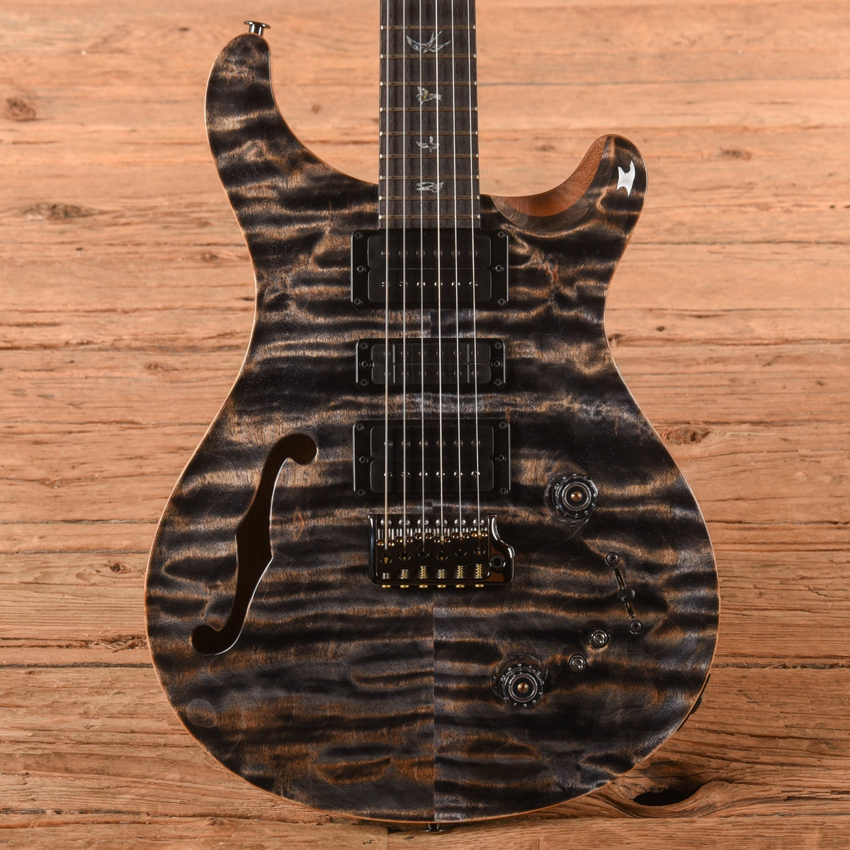 PRS Wood Library Special 22 Semi-Hollow Charcoal 2025