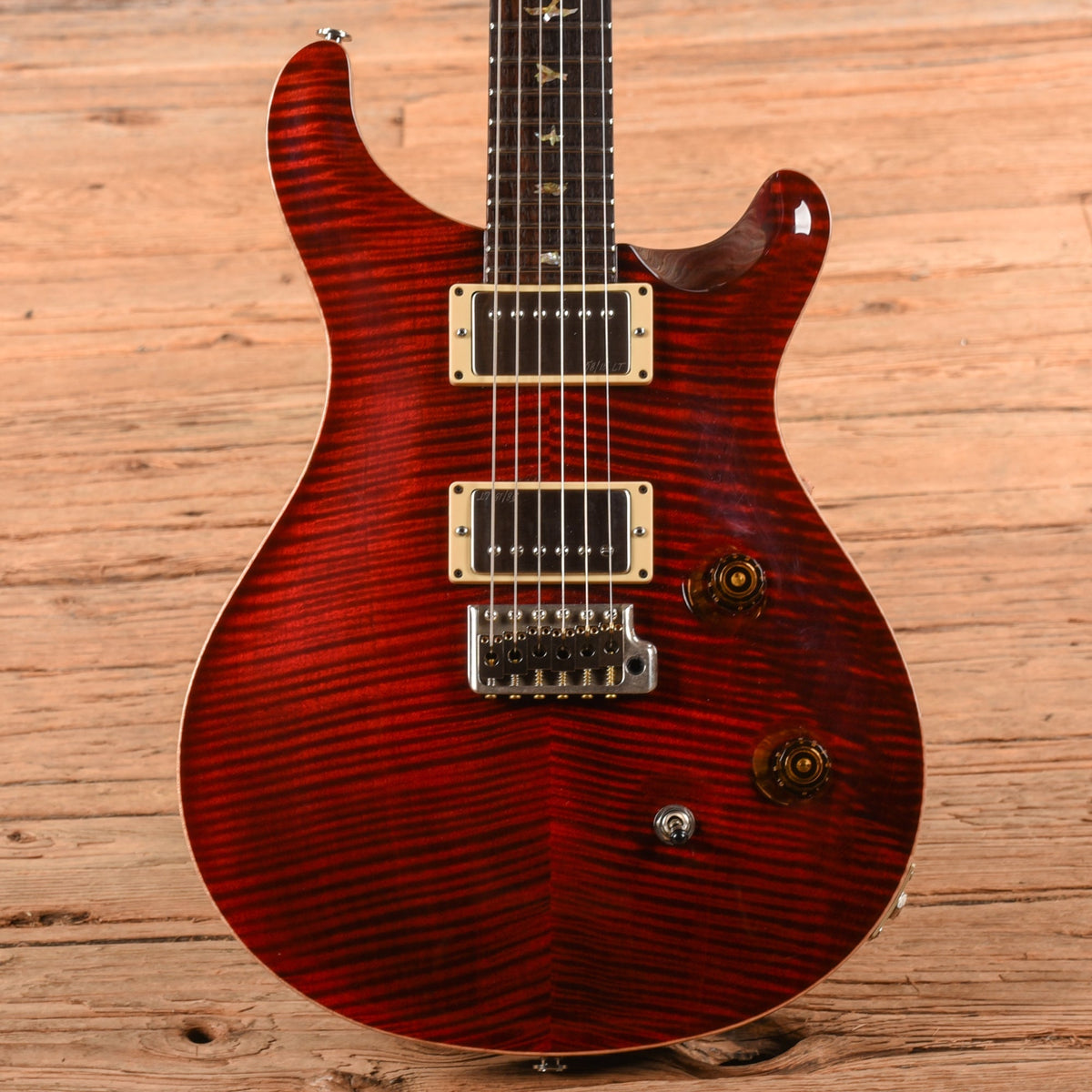 PRS Custom 24 10-Top Scarlet Red 2002