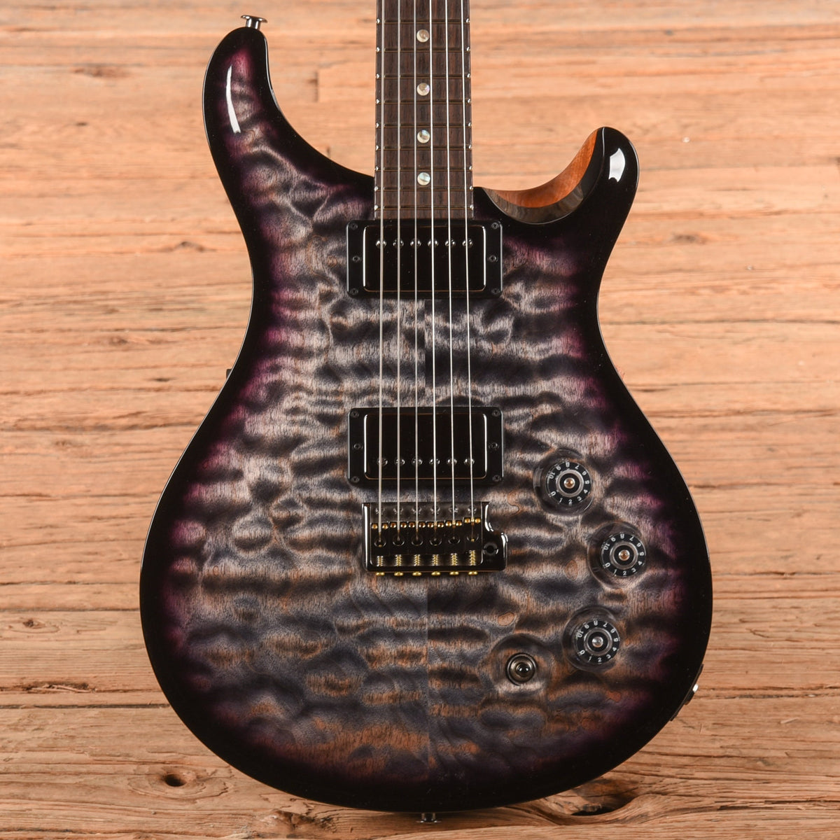 PRS DGT David Grissom Tremolo 10-Top Charcoal Purple Burst 2025
