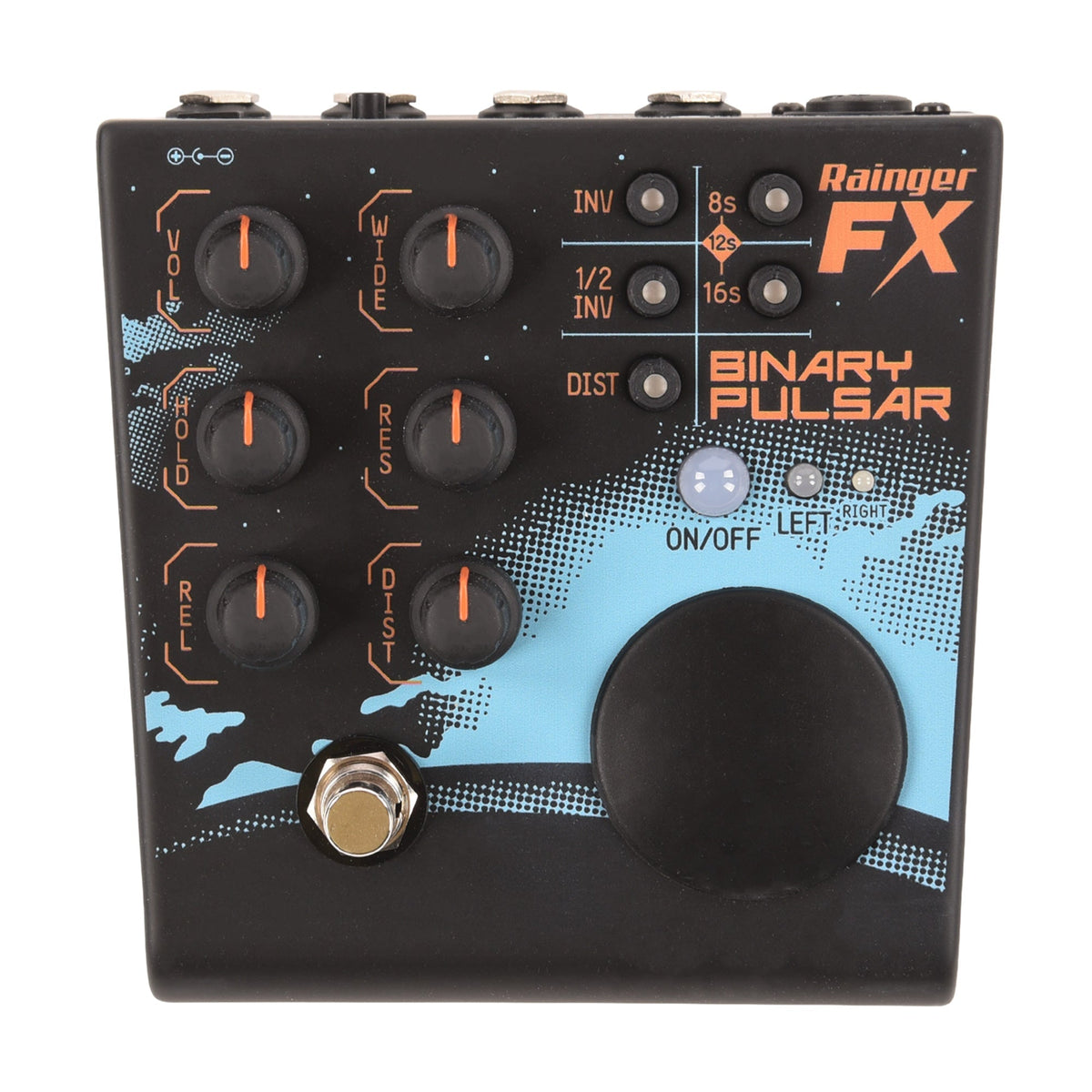 Rainger FX Binary Pulsar Stereo Tremolo Pedal