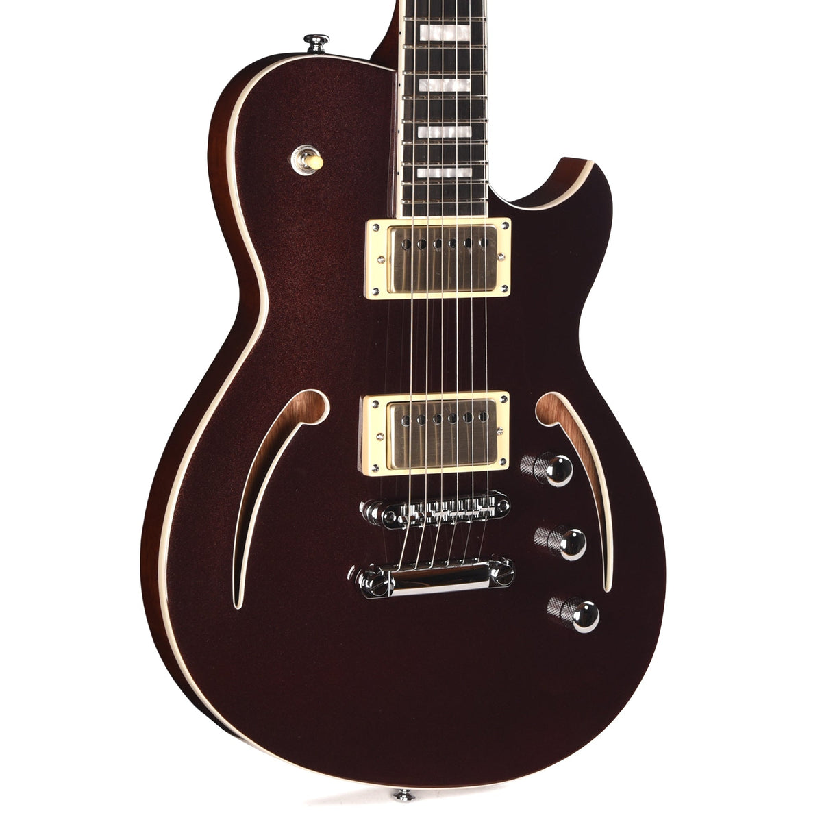 Reverend Roundhouse Air HH Electric Guitar Metallic Bordeaux