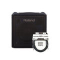 Roland KC-400 Stereo Mixing Keyboard Amplifier 150W and (1) Cable Bundle