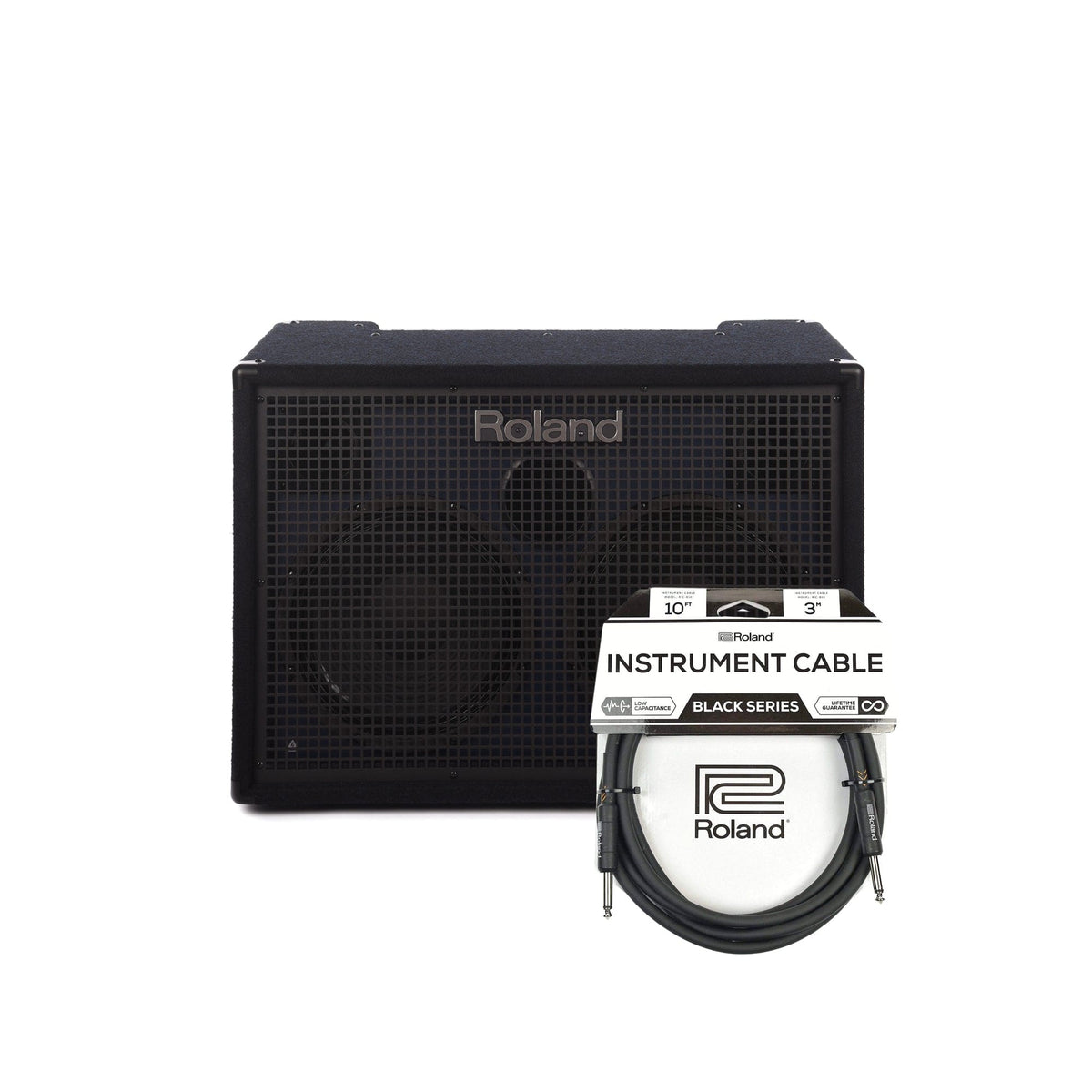 Roland KC-990 Stereo Mixing Keyboard Amplifier 320W (160W+160W) and (1) Cable Bundle