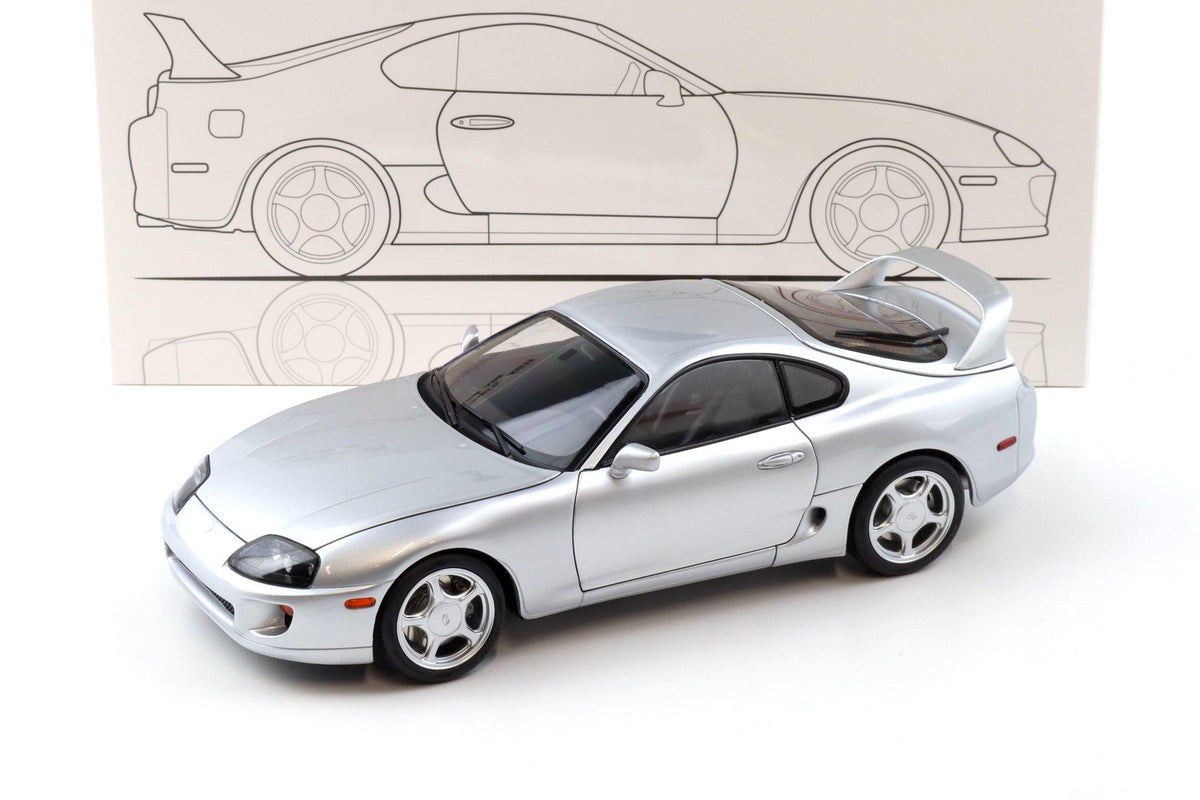 Whelart 1993 Toyota Supra MK4 (A80) Silver RHD 1:18