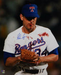 Nolan Ryan Autographed 16x20 - Bloody Lip