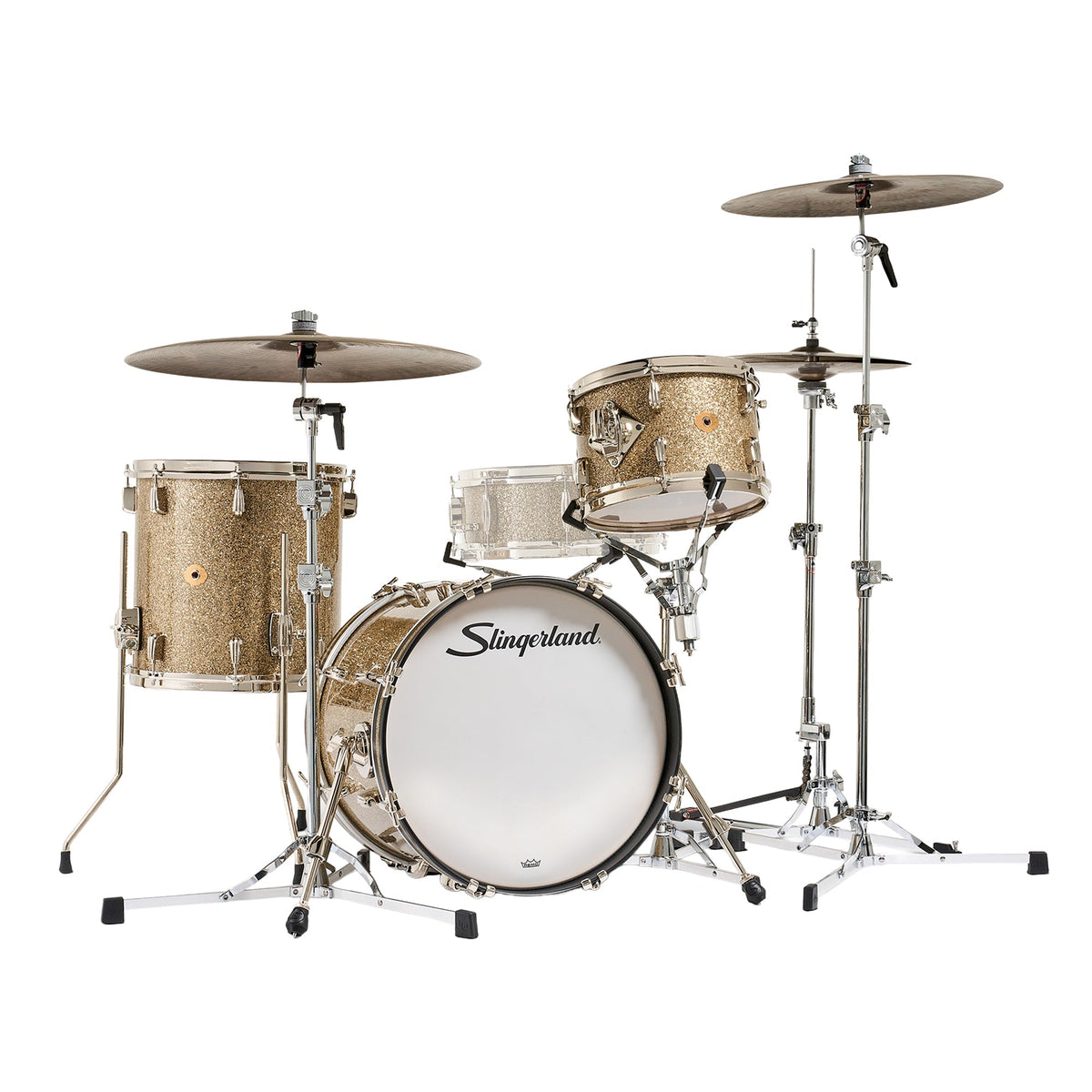 Slingerland Radio King 12/14/18 3pc. Drum Kit Gold Glass Glitter