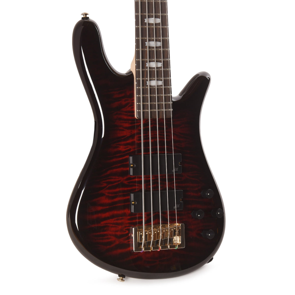 Spector Icon NS-5 Bolt-On 5-String Bass Black Cherry Gloss