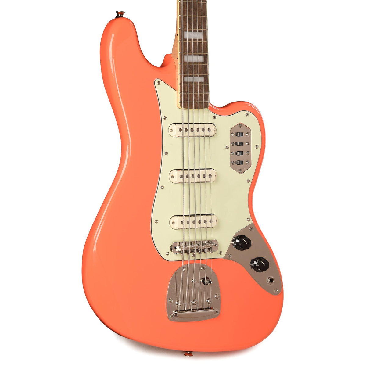 Squier Classic Vibe Bass VI Tahitian Coral