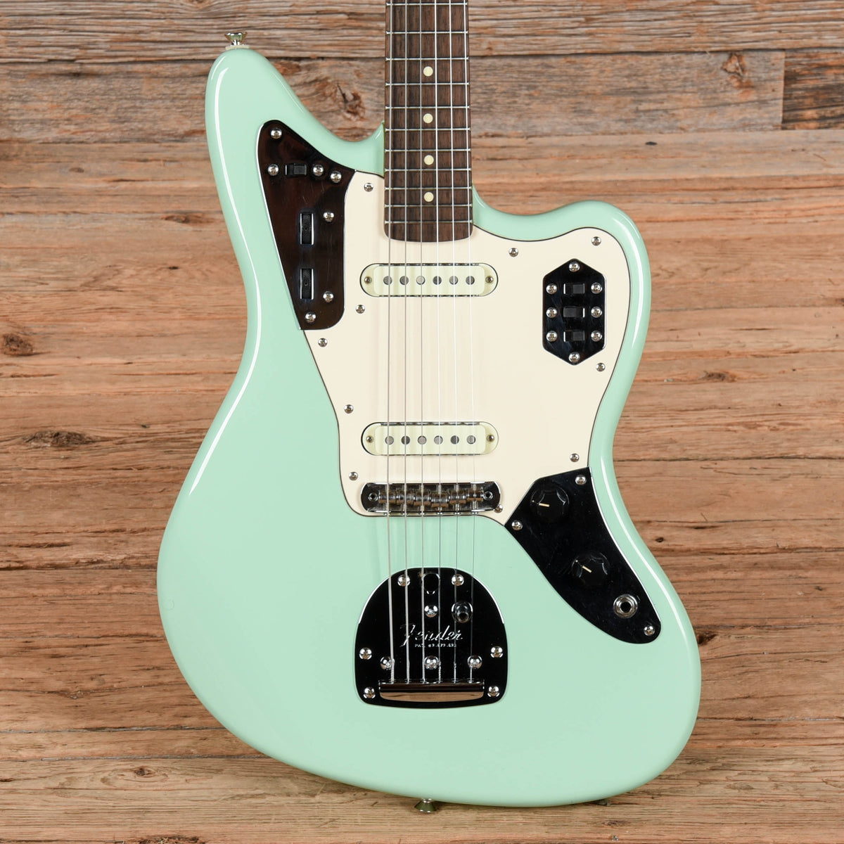 Squier Vintage Modified Jaguar Surf Green 2013