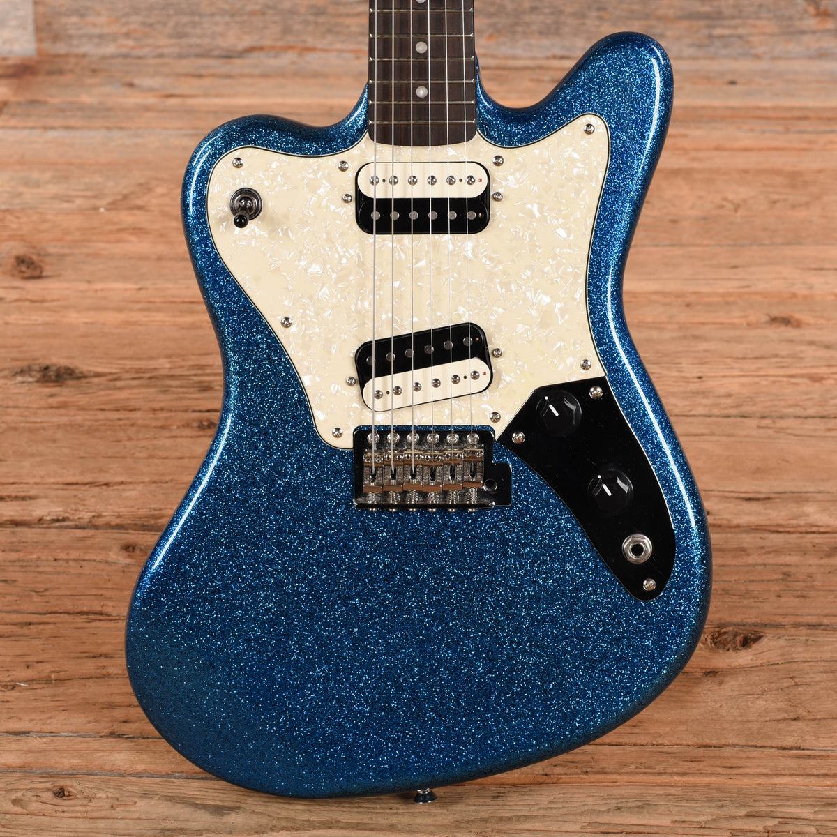 Squier Paranormal Super-Sonic Blue Sparkle 2021