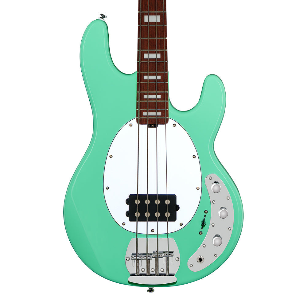 Sterling by Music Man StingRay Plus RAY4X Electric Bass Seafoam Green