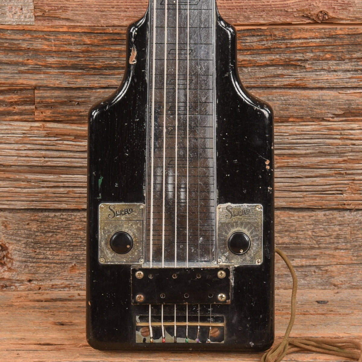 Supro Lap Steel Black