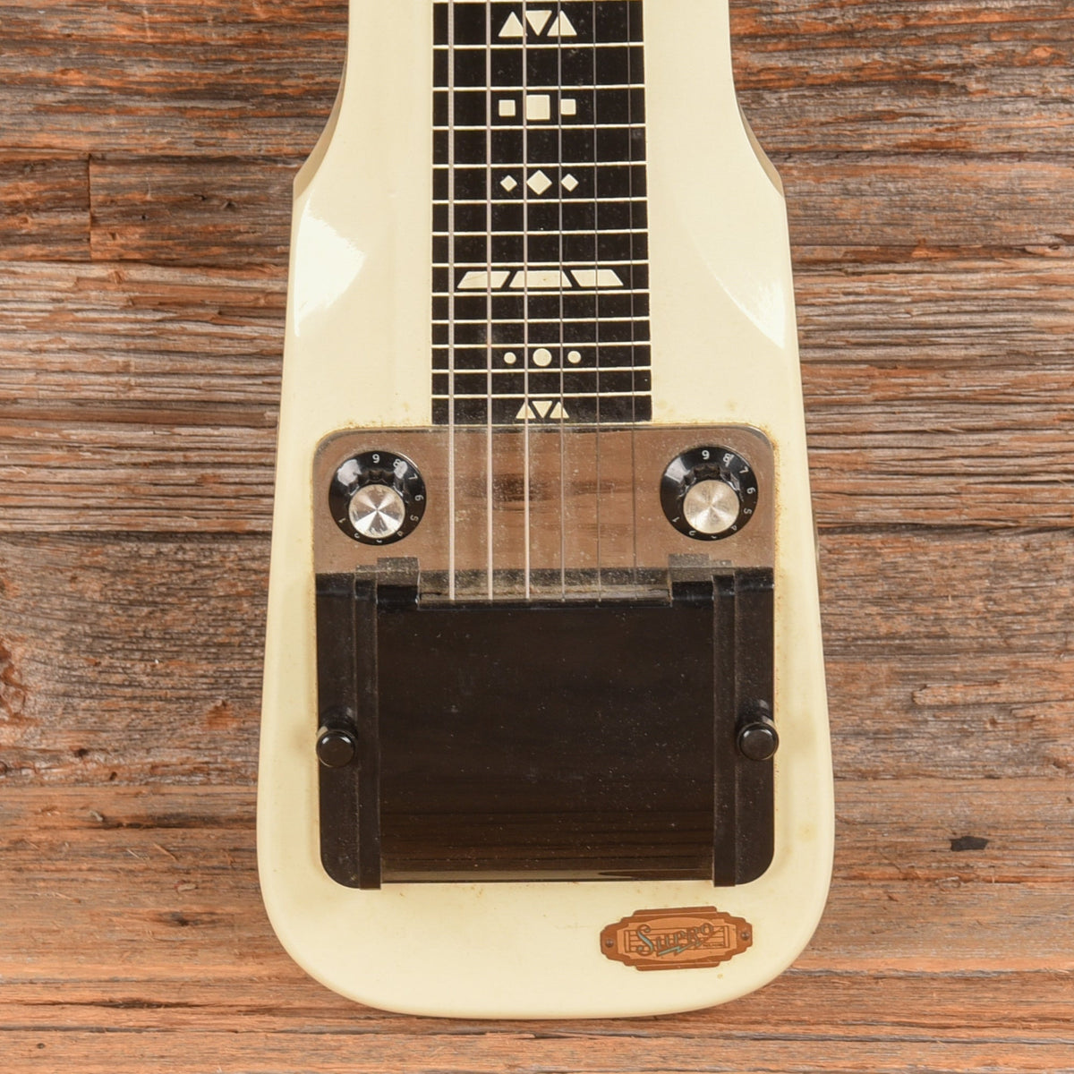 Supro Comet Lap Steel Guitar White 1960s