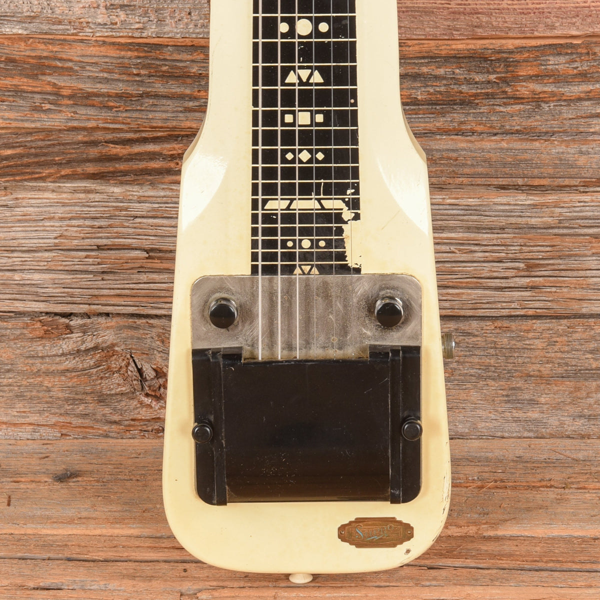 Supro Comet Lap Steel White 1956