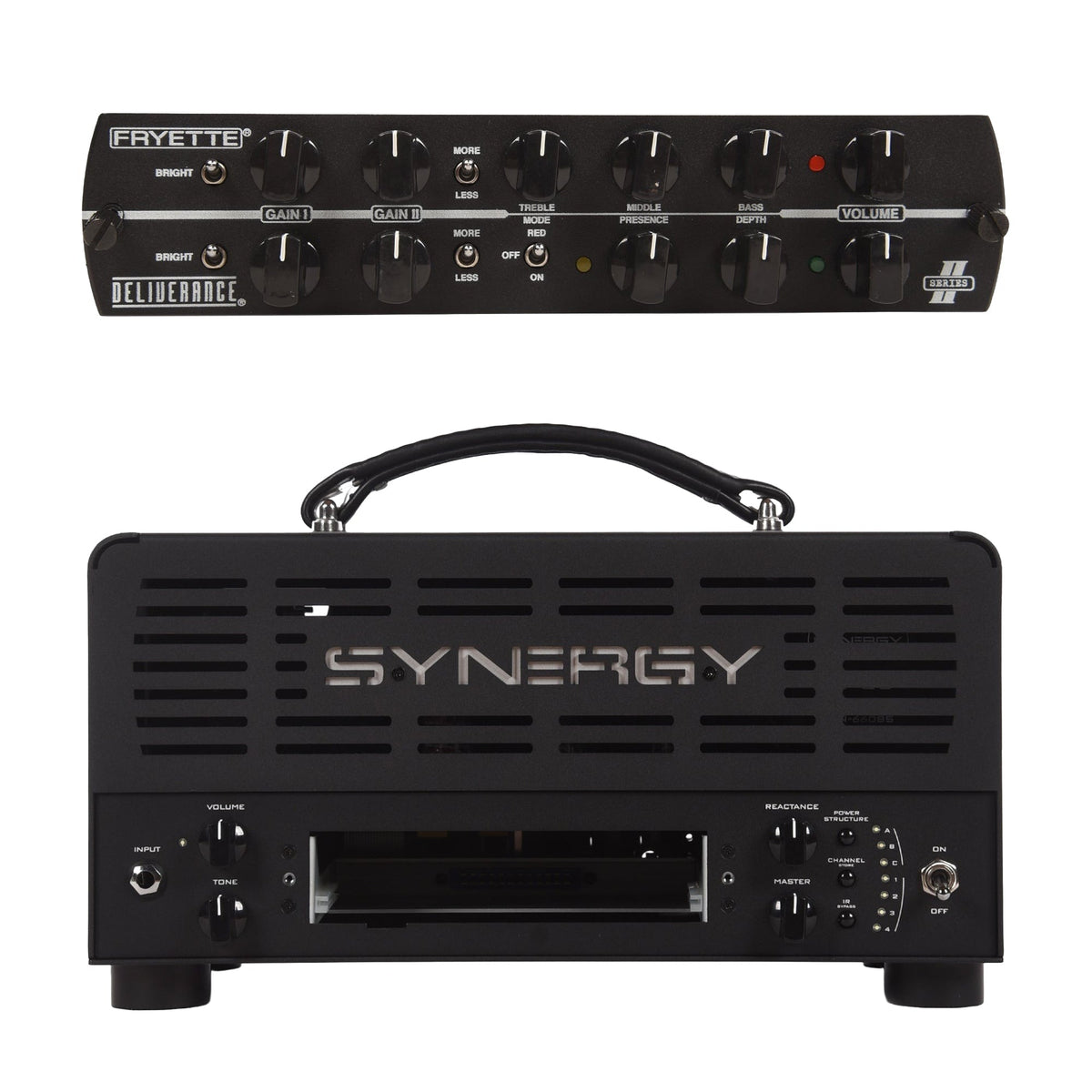 Synergy SYN-20IR 20w 3-Channel Preamp Module Platform Amp Head and Fryette Deliverance Tube Preamp Bundle