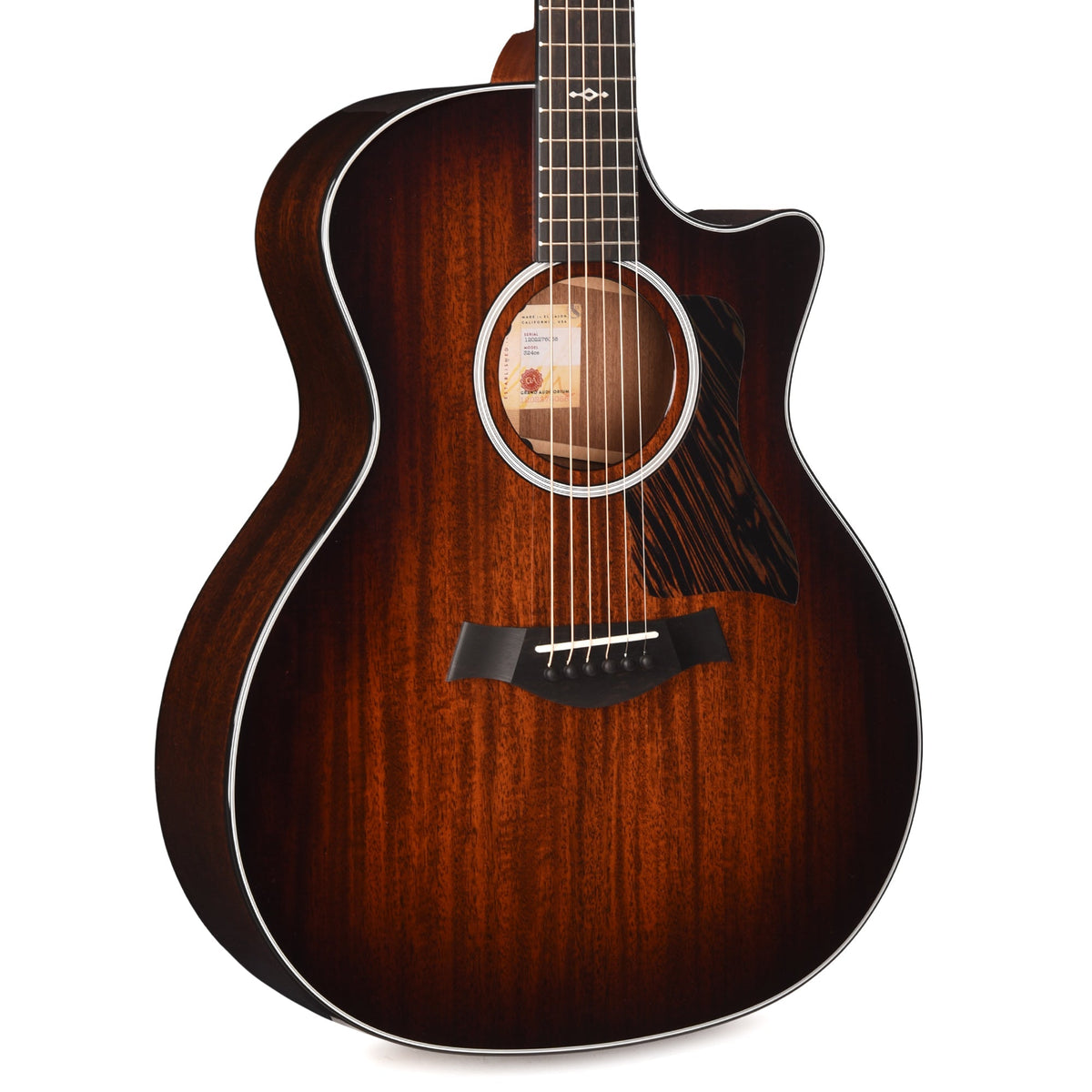 Taylor Next Generation 324ce Grand Auditorium Neo-Tropical Mahogany/Sapele Shaded Edgeburst w/Claria