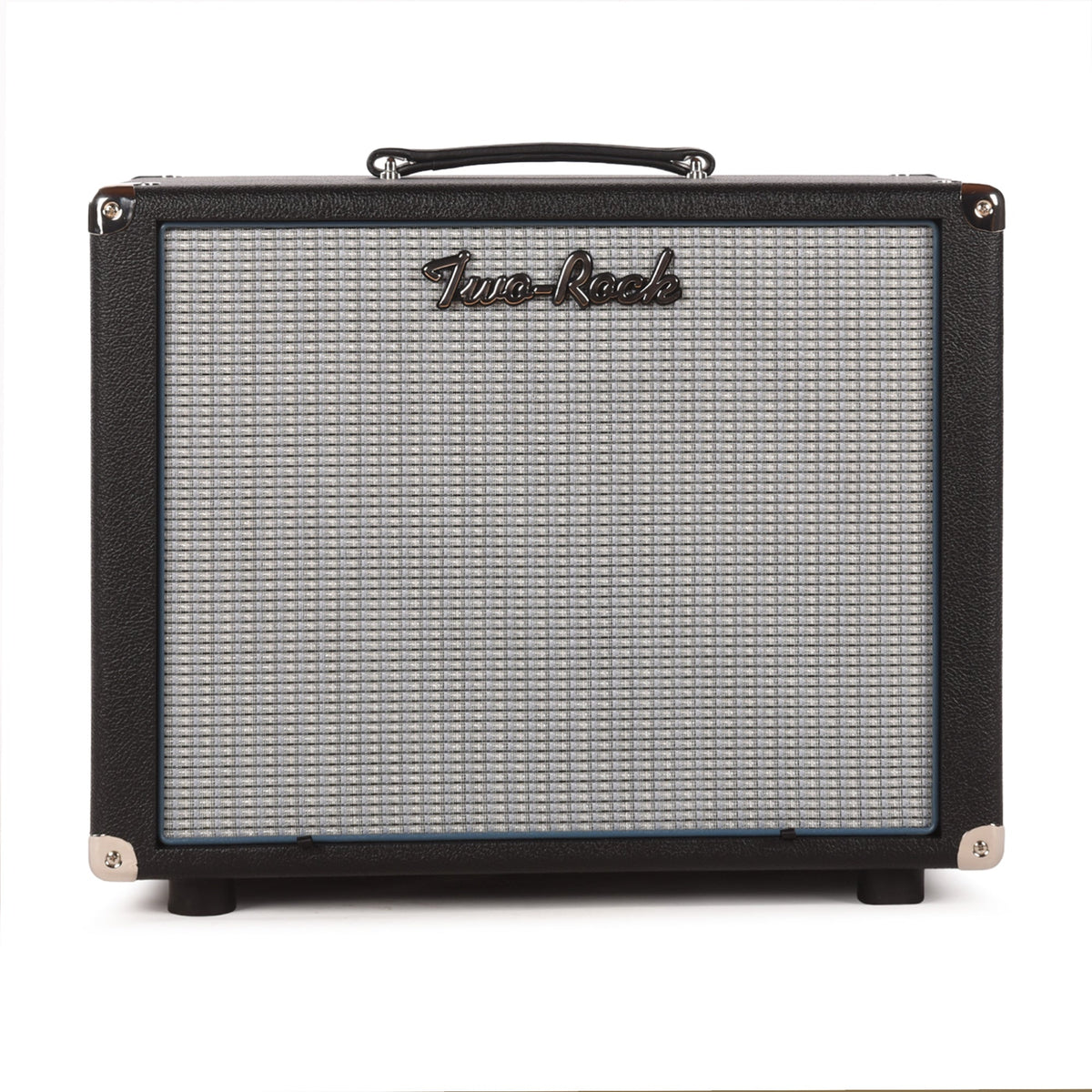 Two Rock 1x12 Small Ported Guitar Amp Cabinet Black Bronco w/ Blue Smoke Cloth