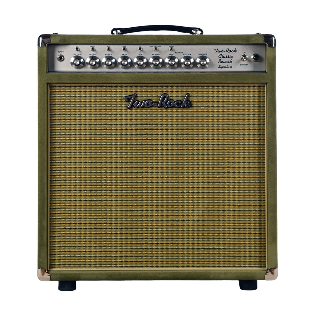 Two Rock Classic Reverb Signature 40/20W 1x12 Combo Moss Suede w/ Vintage Gold Cloth
