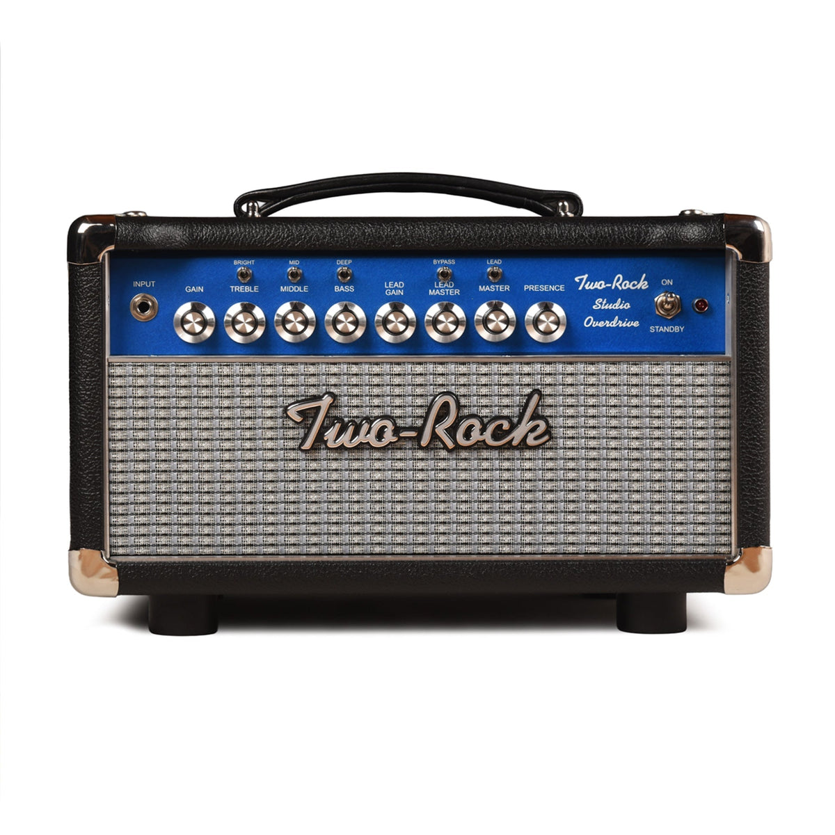 Two Rock Studio Overdrive 2-Channel Tube Amp Head Black Bronco w/ Blue Smoke Cloth