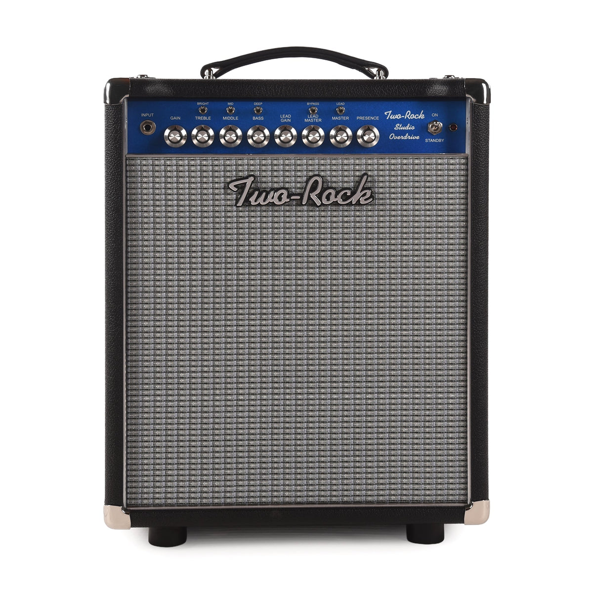 Two Rock Studio Overdrive 2-Channel Tube Amp Combo Black Bronco w/ Blue Smoke Cloth