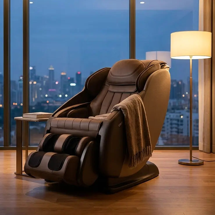 uDeluxe Max Shiatsu Full Body Massage Chair with V-Hand Technology