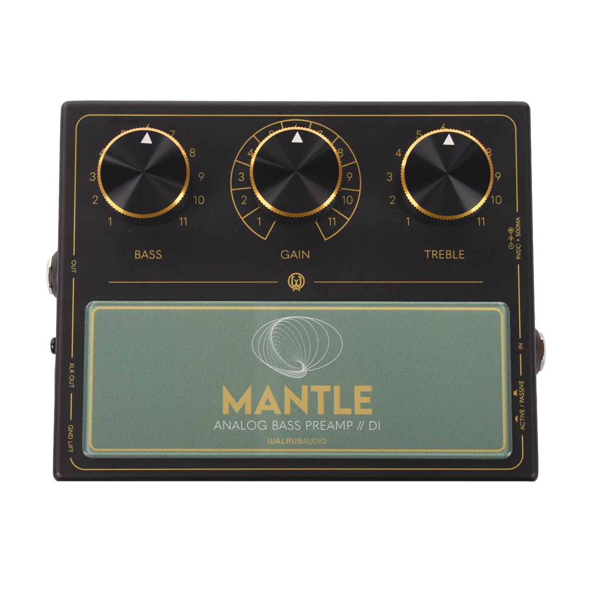 Walrus Audio Mantle Analog Bass Pre-Amp/DI Pedal